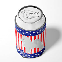 Load image into Gallery viewer, USA Patriotic Bichon Frise Can or Bottle Hugger BB3345CC
