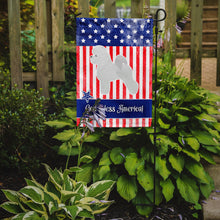 Load image into Gallery viewer, USA Patriotic Bichon Frise Garden Flag - Outdoor Decorative Yard Flag BB3345GF