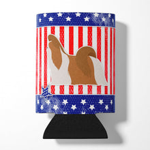 Load image into Gallery viewer, USA Patriotic Shih Tzu Can or Bottle Hugger BB3346CC