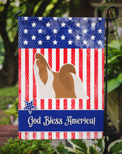 Load image into Gallery viewer, USA Patriotic Shih Tzu Garden Flag - Outdoor Decorative Yard Flag BB3346GF