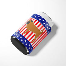 Load image into Gallery viewer, USA Patriotic Pug Can or Bottle Hugger BB3347CC