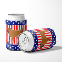 Load image into Gallery viewer, USA Patriotic Pug Can or Bottle Hugger BB3347CC