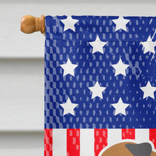 Load image into Gallery viewer, USA Patriotic Pug Flag Canvas House Size BB3347CHF