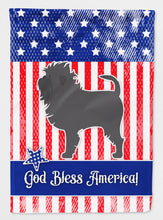 Load image into Gallery viewer, USA Patriotic Affenpinscher Flag Canvas House Size BB3348CHF