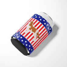 Load image into Gallery viewer, USA Patriotic Cavalier King Charles Spaniel Can or Bottle Hugger BB3349CC