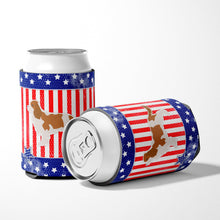 Load image into Gallery viewer, USA Patriotic Cavalier King Charles Spaniel Can or Bottle Hugger BB3349CC