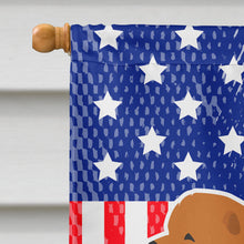Load image into Gallery viewer, USA Patriotic Chow Chow Flag Canvas House Size BB3351CHF