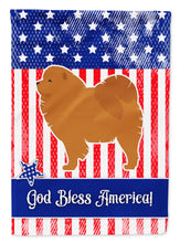 Load image into Gallery viewer, USA Patriotic Chow Chow Garden Flag - Outdoor Decorative Yard Flag BB3351GF
