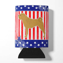 Load image into Gallery viewer, USA Patriotic Shar Pei Can or Bottle Hugger BB3352CC