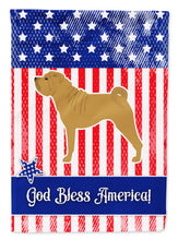 Load image into Gallery viewer, USA Patriotic Shar Pei Garden Flag - Outdoor Decorative Yard Flag BB3352GF