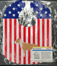 Load image into Gallery viewer, USA Patriotic Staffordshire Bull Terrier Baby Bib BB3354BIB