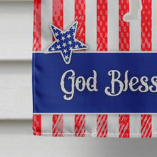 Load image into Gallery viewer, USA Patriotic Staffordshire Bull Terrier Flag Canvas House Size BB3354CHF