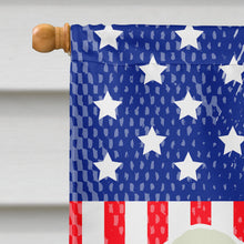 Load image into Gallery viewer, USA Patriotic Komondor Flag Canvas House Size BB3355CHF