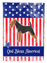 Load image into Gallery viewer, USA Patriotic Airedale Terrier Garden Flag - Outdoor Decorative Yard Flag BB3357GF