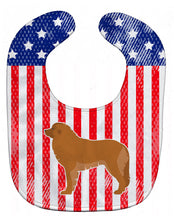 Load image into Gallery viewer, USA Patriotic Leonberger Baby Bib BB3358BIB