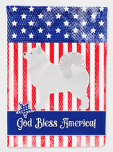 Load image into Gallery viewer, USA Patriotic Samoyed Flag Canvas House Size BB3359CHF