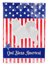 Load image into Gallery viewer, USA Patriotic Samoyed Garden Flag - Outdoor Decorative Yard Flag BB3359GF