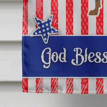Load image into Gallery viewer, USA Patriotic Doberman Pinscher Flag Canvas House Size BB3360CHF