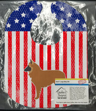 Load image into Gallery viewer, USA Patriotic Belgian Shepherd Baby Bib BB3361BIB