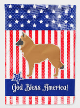 Load image into Gallery viewer, USA Patriotic Belgian Shepherd Flag Canvas House Size BB3361CHF