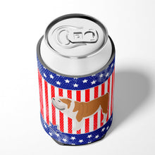 Load image into Gallery viewer, USA Patriotic English Bulldog Can or Bottle Hugger BB3362CC