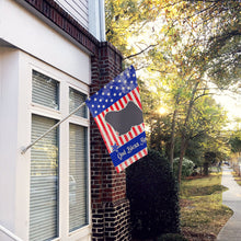 Load image into Gallery viewer, USA Patriotic Puli Flag Canvas House Size BB3363CHF