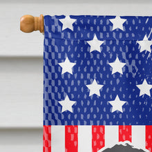 Load image into Gallery viewer, USA Patriotic Puli Flag Canvas House Size BB3363CHF