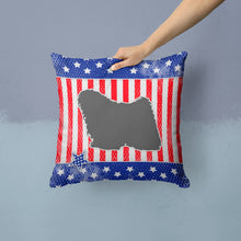 Load image into Gallery viewer, USA Patriotic Puli Throw Pillow - 14x14 Decorative Pillow – Art for Your Home &amp; Patio BB3363PW1414