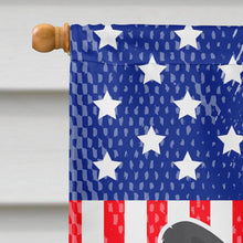 Load image into Gallery viewer, USA Patriotic Newfoundland Flag Canvas House Size BB3364CHF