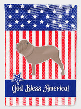 Load image into Gallery viewer, USA Patriotic Neapolitan Mastiff Flag Canvas House Size BB3365CHF
