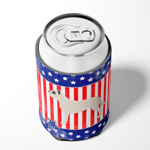 Load image into Gallery viewer, USA Patriotic Dogo Argentino Can or Bottle Hugger BB3367CC