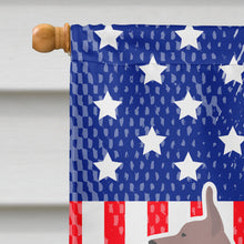 Load image into Gallery viewer, USA Patriotic Dogo Argentino Flag Canvas House Size BB3367CHF