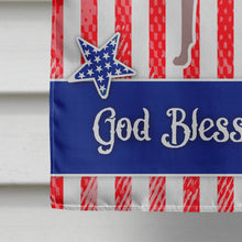 Load image into Gallery viewer, USA Patriotic Dogo Argentino Flag Canvas House Size BB3367CHF