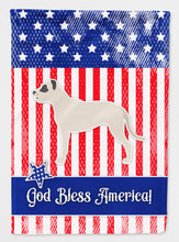 Load image into Gallery viewer, USA Patriotic Dogo Argentino Flag Canvas House Size BB3367CHF