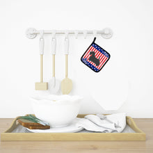 Load image into Gallery viewer, USA Patriotic Scottish Terrier Pot Holders - Set of 2 - Heat-Resistant Kitchen Essentials BB3369PTHD