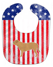Load image into Gallery viewer, USA Patriotic Dogue de Bordeaux Baby Bib BB3370BIB