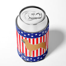 Load image into Gallery viewer, USA Patriotic Bullmastiff Can or Bottle Hugger BB3371CC