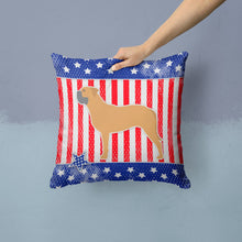 Load image into Gallery viewer, USA Patriotic Bullmastiff Throw Pillow - 14x14 Decorative Pillow – Art for Your Home &amp; Patio BB3371PW1414