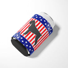 Load image into Gallery viewer, USA Patriotic Giant Schnauzer Can or Bottle Hugger BB3373CC