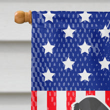 Load image into Gallery viewer, USA Patriotic Giant Schnauzer Flag Canvas House Size BB3373CHF