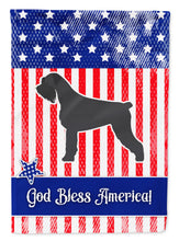 Load image into Gallery viewer, USA Patriotic Giant Schnauzer Garden Flag - Outdoor Decorative Yard Flag BB3373GF
