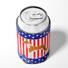 Load image into Gallery viewer, USA Patriotic Basenji Can or Bottle Hugger BB3374CC