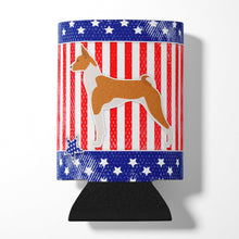 Load image into Gallery viewer, USA Patriotic Basenji Can or Bottle Hugger BB3374CC