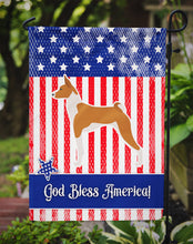 Load image into Gallery viewer, USA Patriotic Basenji Garden Flag - Outdoor Decorative Yard Flag BB3374GF