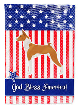 Load image into Gallery viewer, USA Patriotic Basenji Garden Flag - Outdoor Decorative Yard Flag BB3374GF