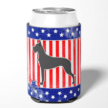 Load image into Gallery viewer, USA Patriotic Great Dane Can or Bottle Hugger BB3375CC
