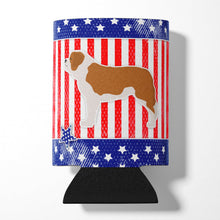 Load image into Gallery viewer, USA Patriotic Saint Bernard Can or Bottle Hugger BB3376CC