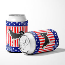 Load image into Gallery viewer, USA Patriotic Siberian Husky Can or Bottle Hugger BB3380CC