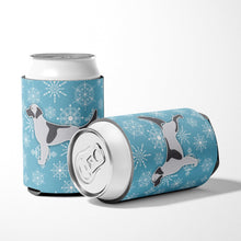 Load image into Gallery viewer, Winter Snowflake English Setter Can or Bottle Hugger BB3481CC