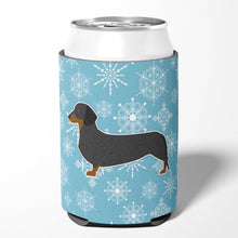 Load image into Gallery viewer, Winter Snowflake Dachshund Can or Bottle Hugger BB3482CC
